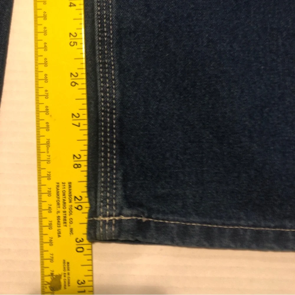 Carhartt Mens 42X30 Loose Original Fit Work Dungaree Jean B13-DST Irregular - Picture 12 of 13